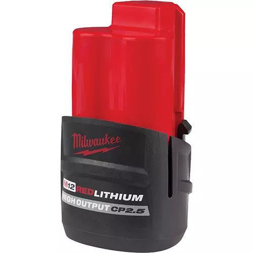 M12™ Redlithium™ High Output™ CP2.5 Battery Pack, Lithium-Ion, 12 V, 2.5 Ah Each