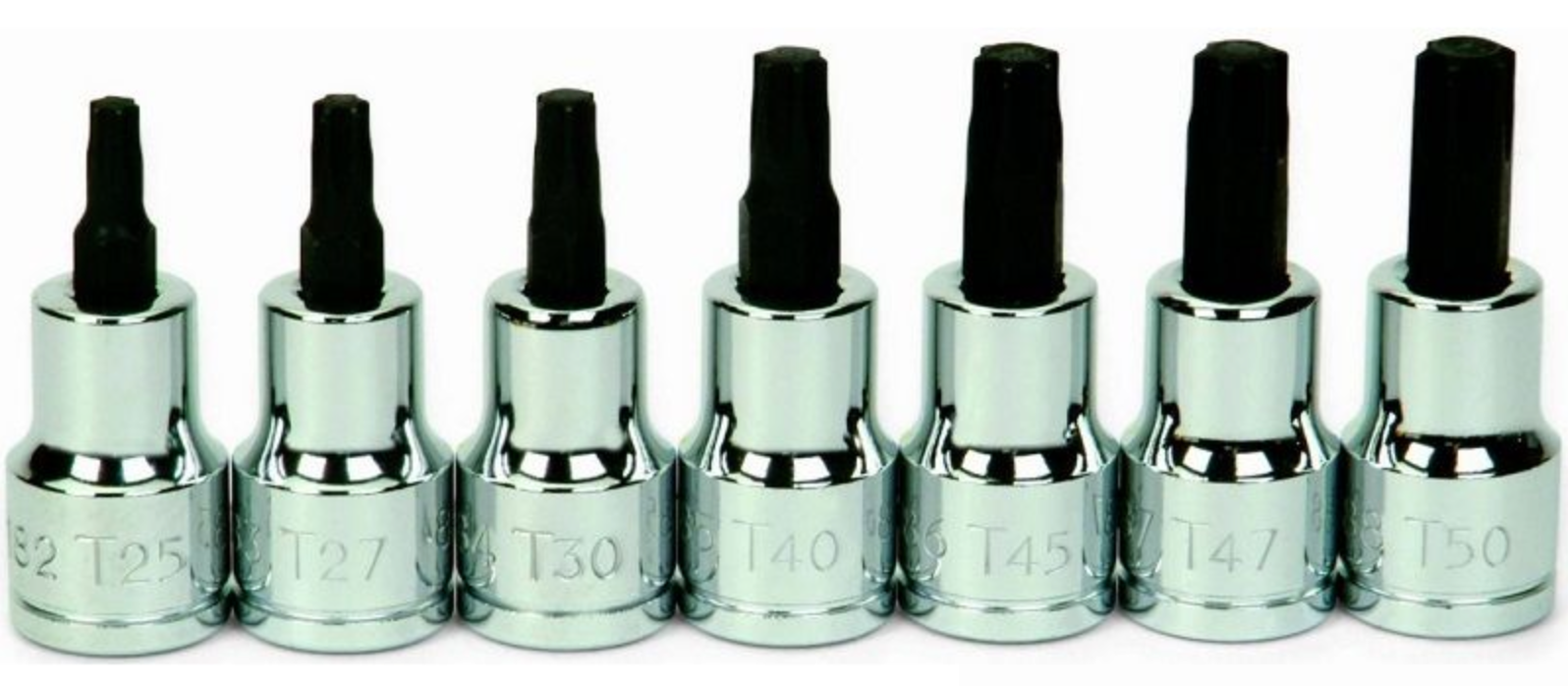 WILLIAMS 31910 3/8" DRIVE 7 PIECES TORX BIT SOCKETS SET