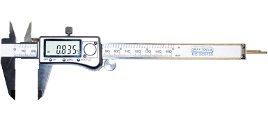 0-6" Digital Calipers - Stainless Steel Housing DC6150