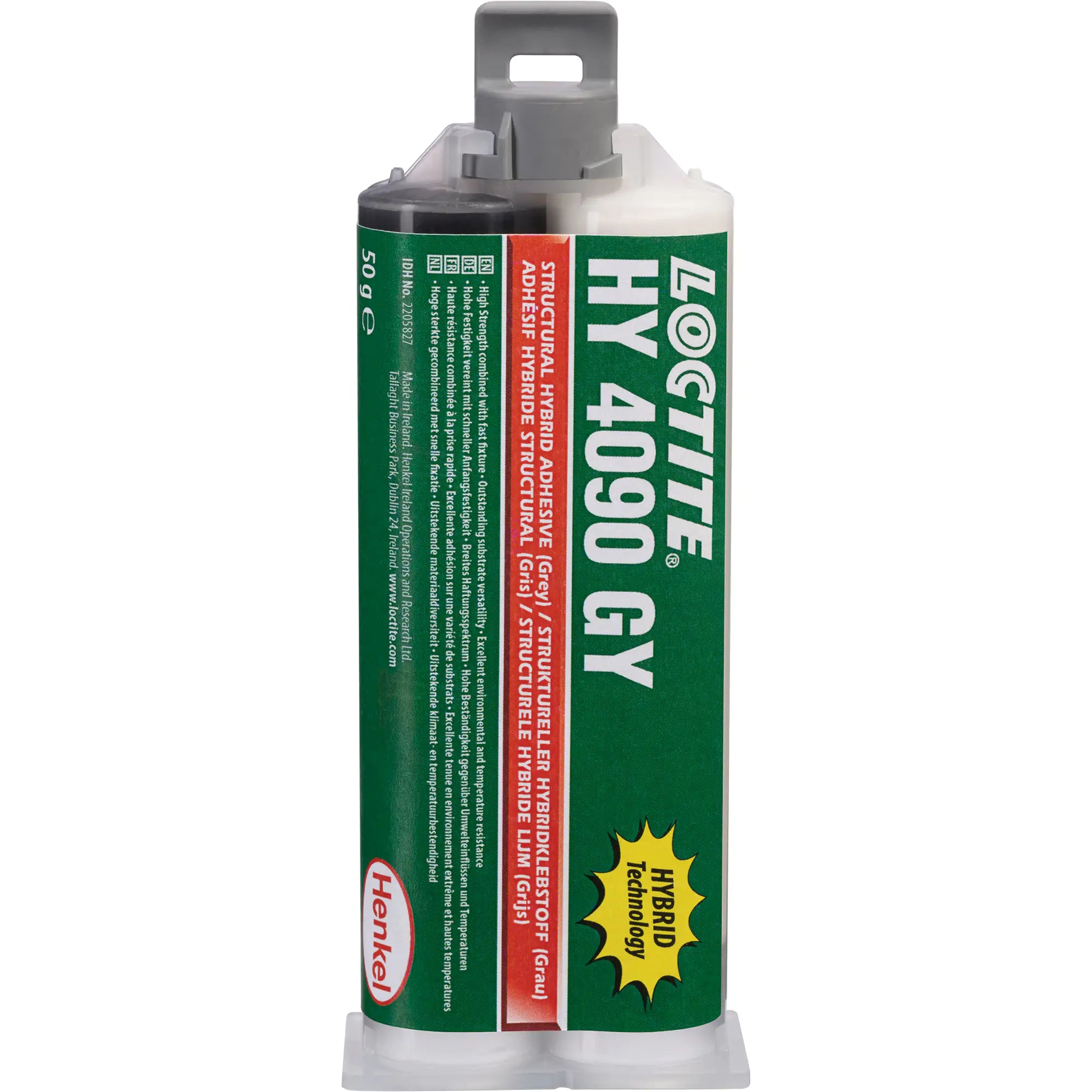 HY 4090 GY™ Structural Repair Hybrid Adhesive, Two-Part, Dual Cartridge, 50 g, Grey Each