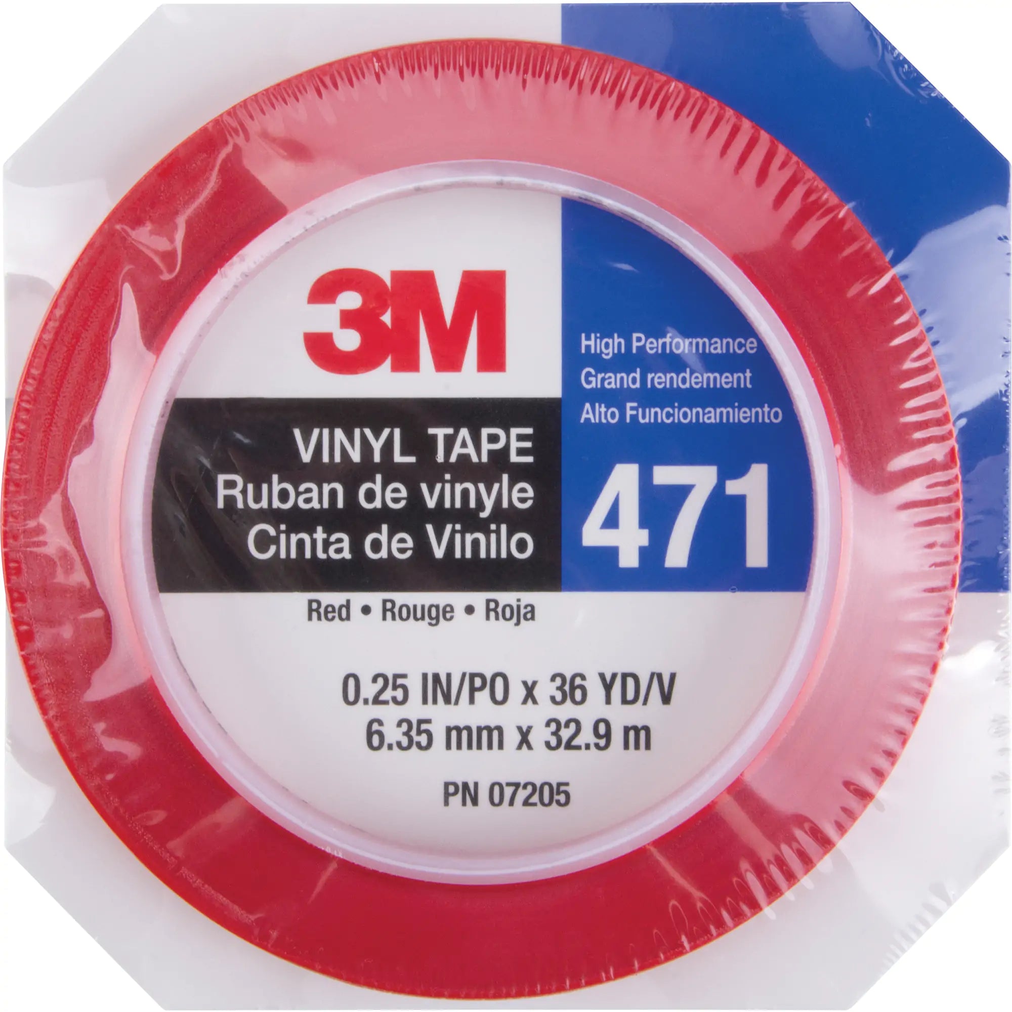 471 Vinyl Tape, 6 mm (1/4