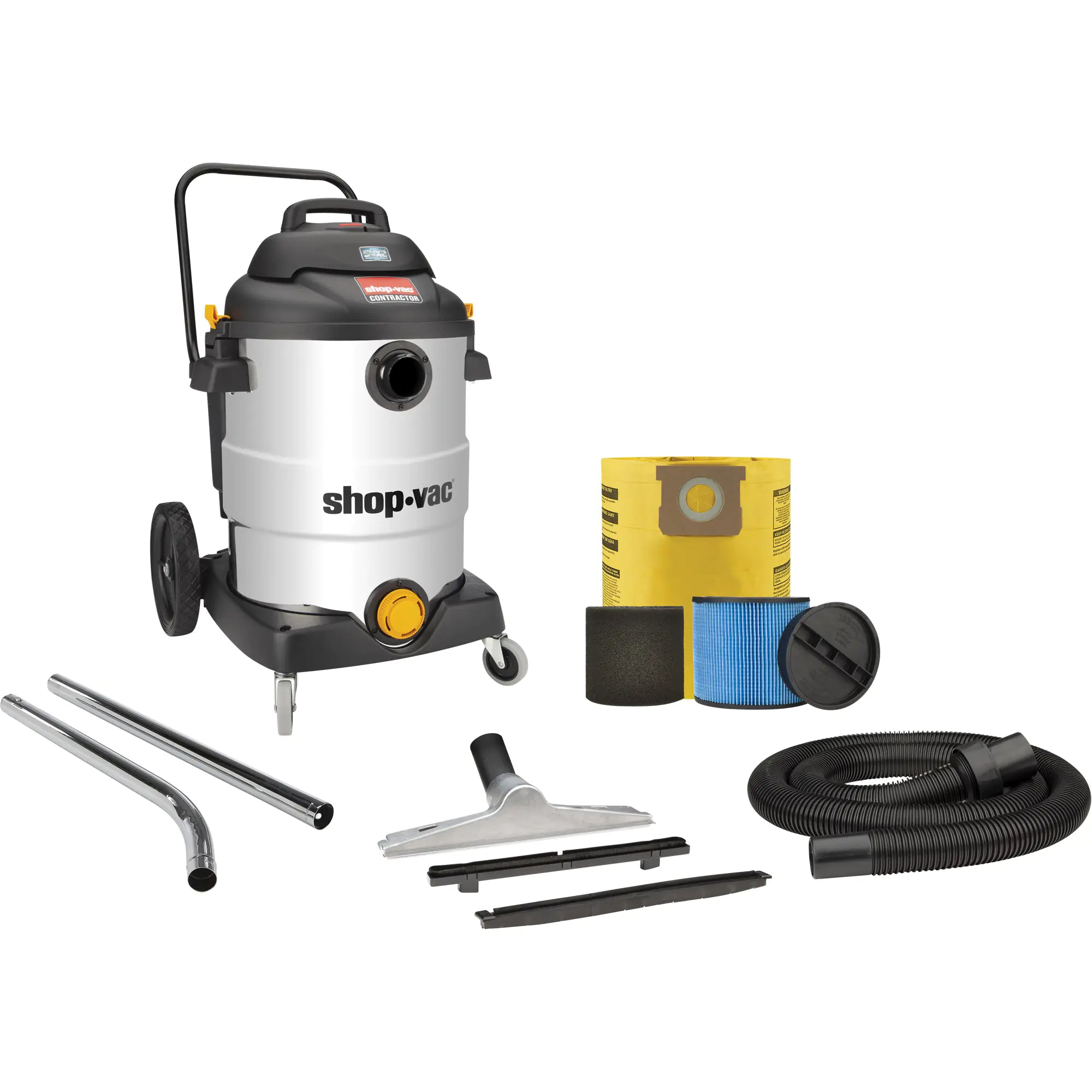 SVX2 Shop Vacuum, Wet-Dry, 6.5 HP, 16 US Gal. (60.6 Litres) Each