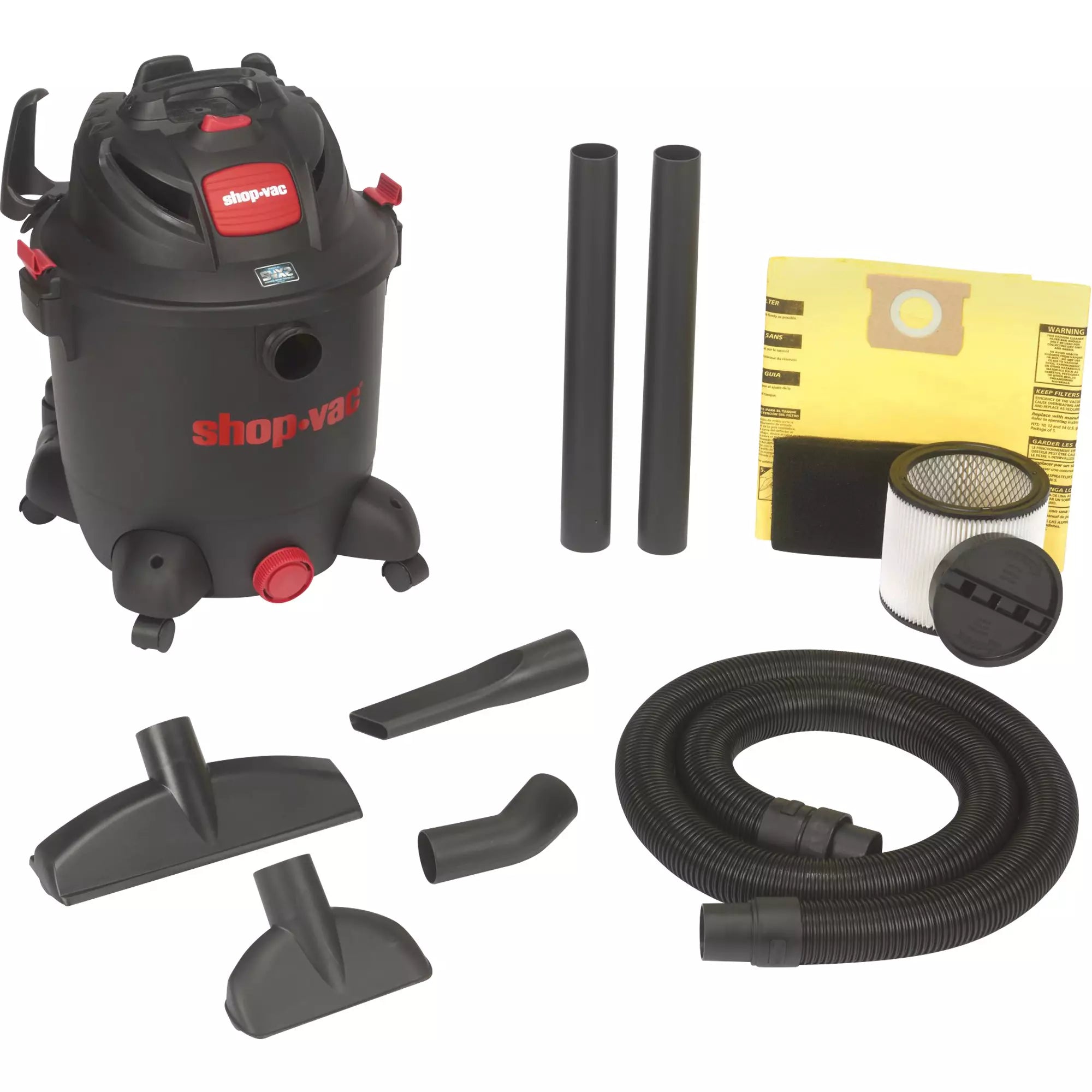 SVX2 Utility Shop Vacuum, Wet-Dry, 5.5 HP, 12 US Gal. (45.4 Litres) Each