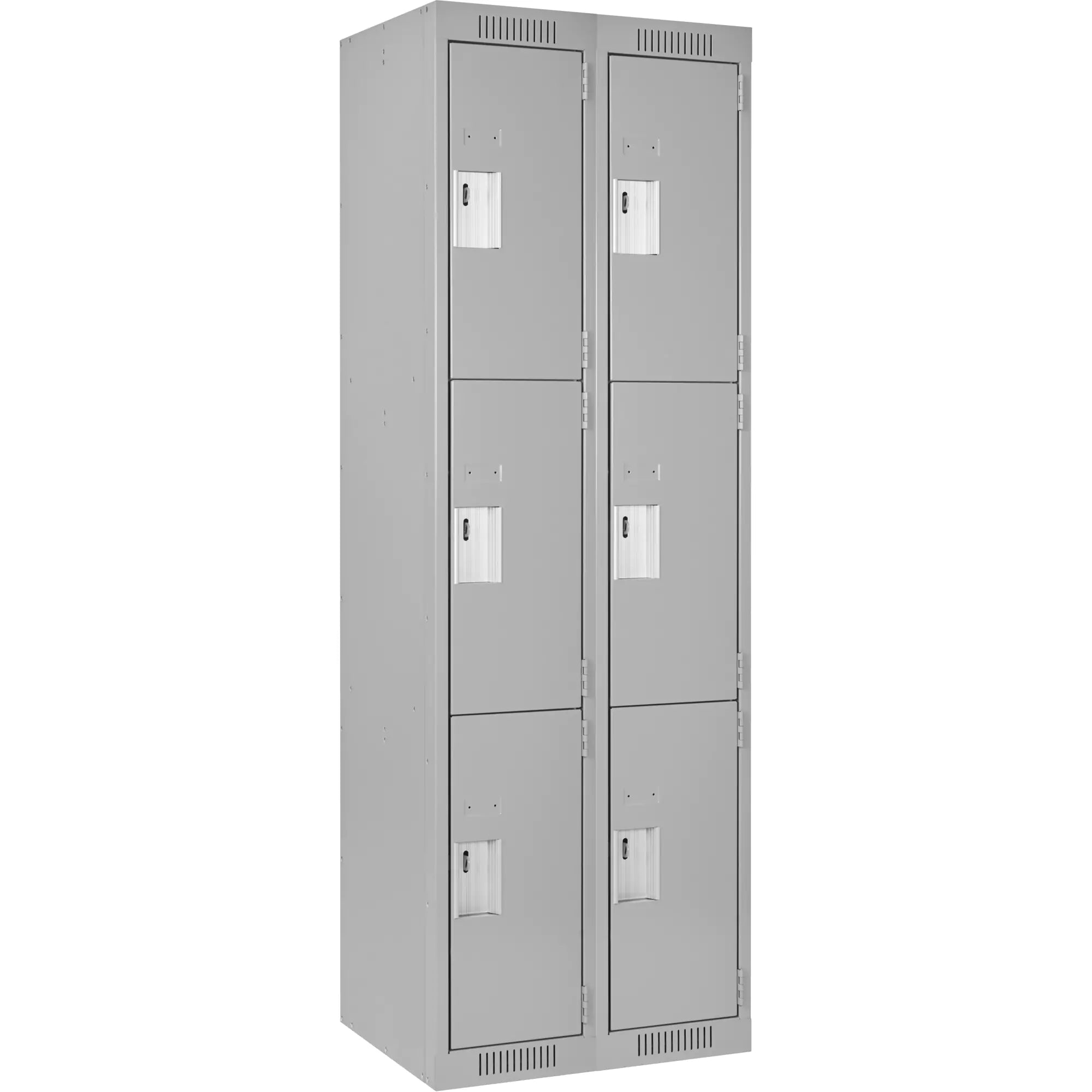 Clean Line™ Lockers, 3 -tier, Bank of 2, 24