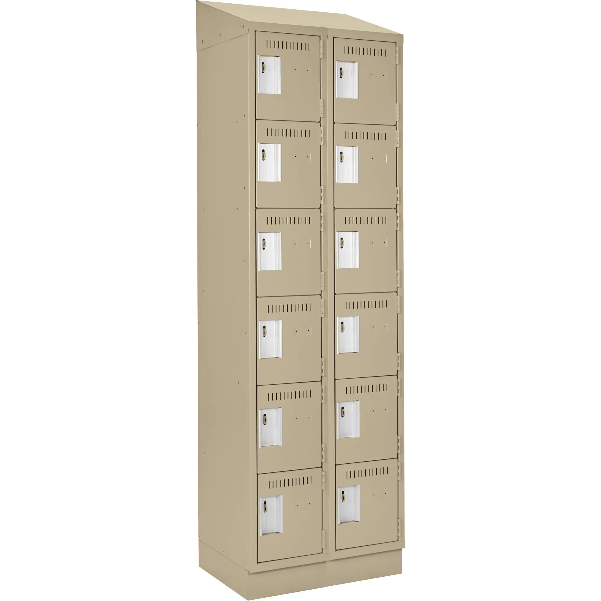 Clean Line™ Lockerette , 6 -tier, Bank of 2, 24