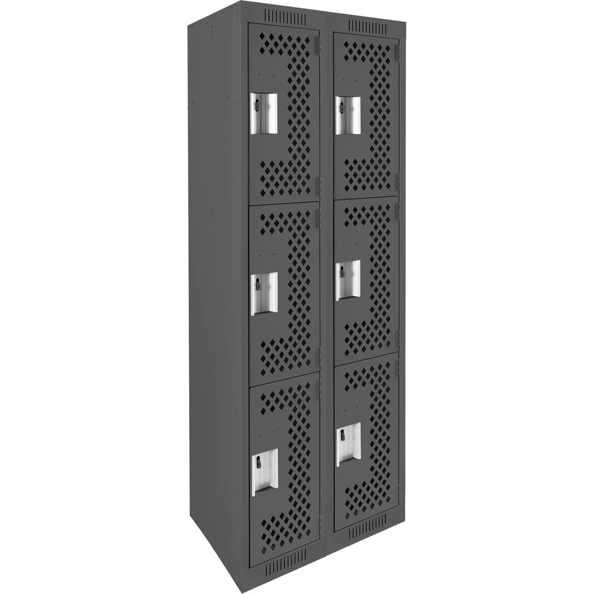Clean Line™ Lockers, 3 -tier, Bank of 2, 24