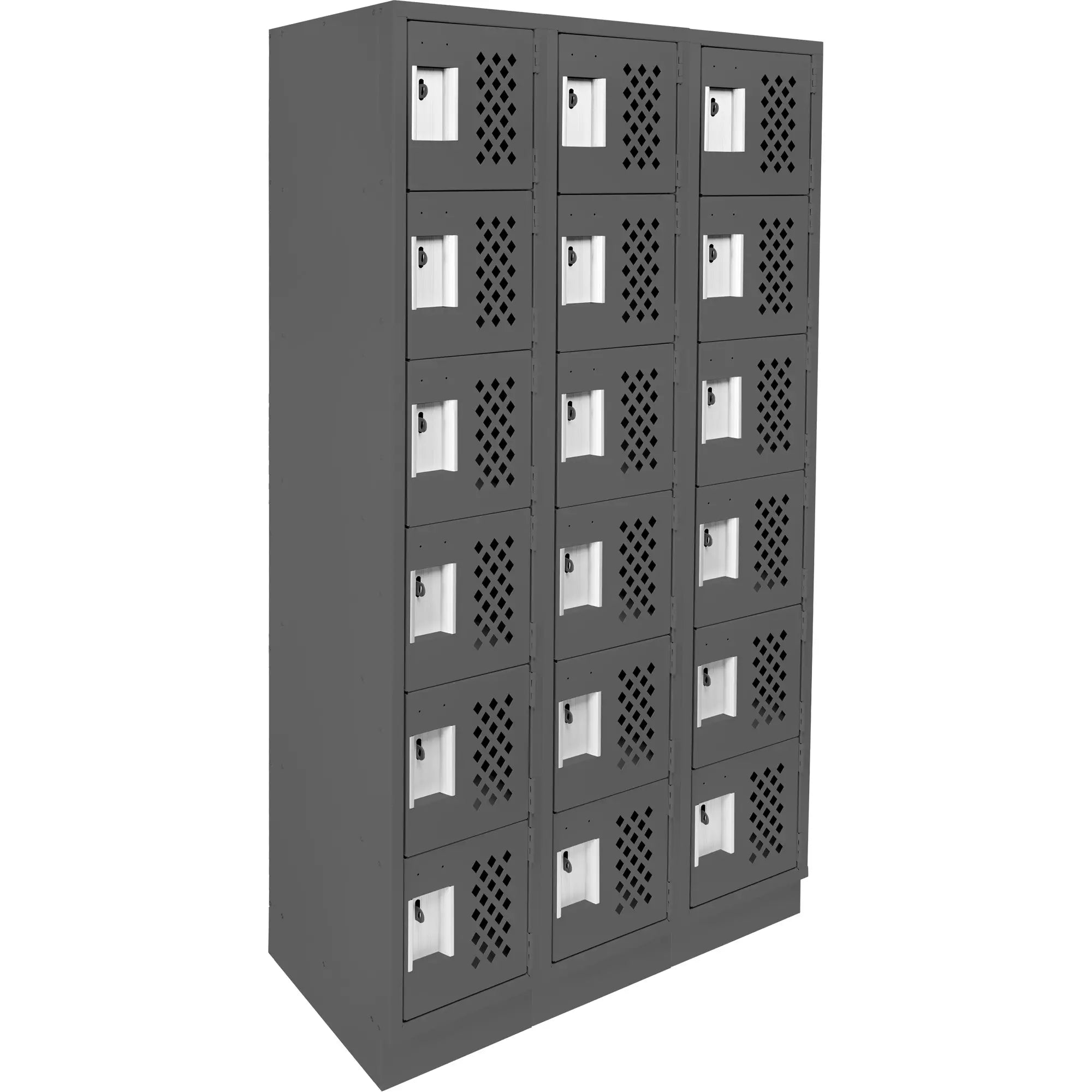 Assembled Lockerettes Clean Line™ Perforated Economy Lockers Each