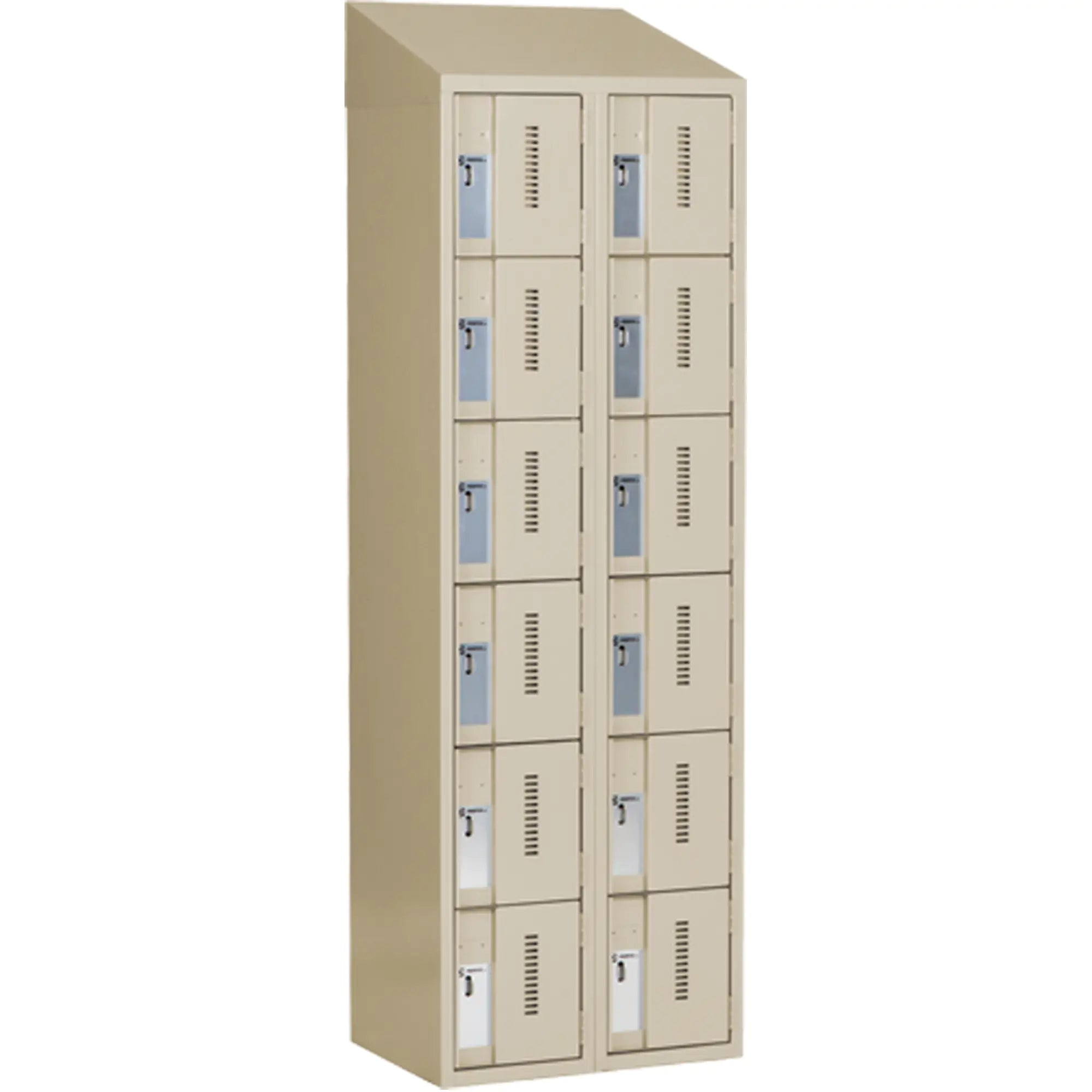 Concorde™ Heavy-Duty Lockers, 6 -tier, Bank of 2, 24
