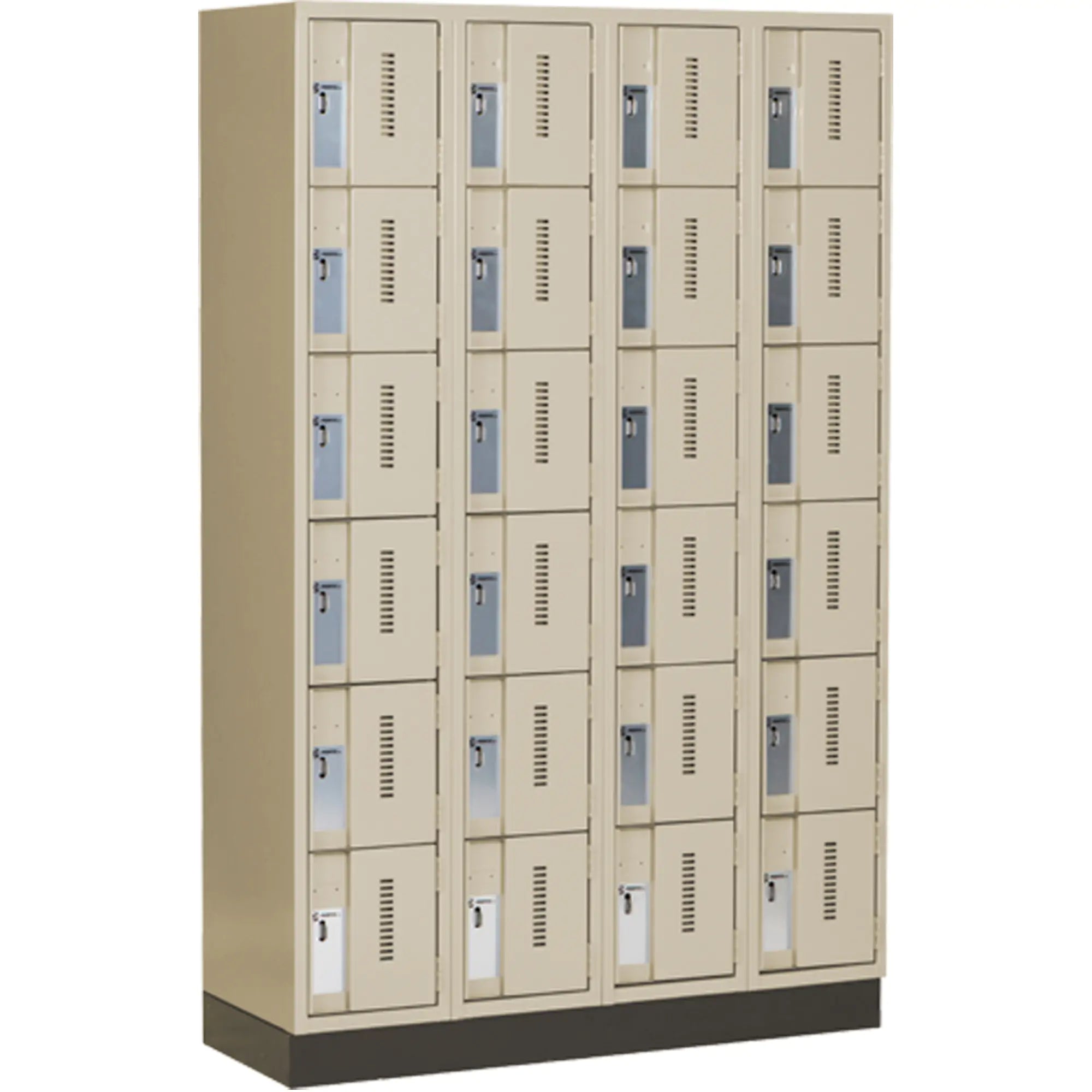 Concorde™ Heavy-Duty Lockers, 6 -tier, Bank of 4, 48
