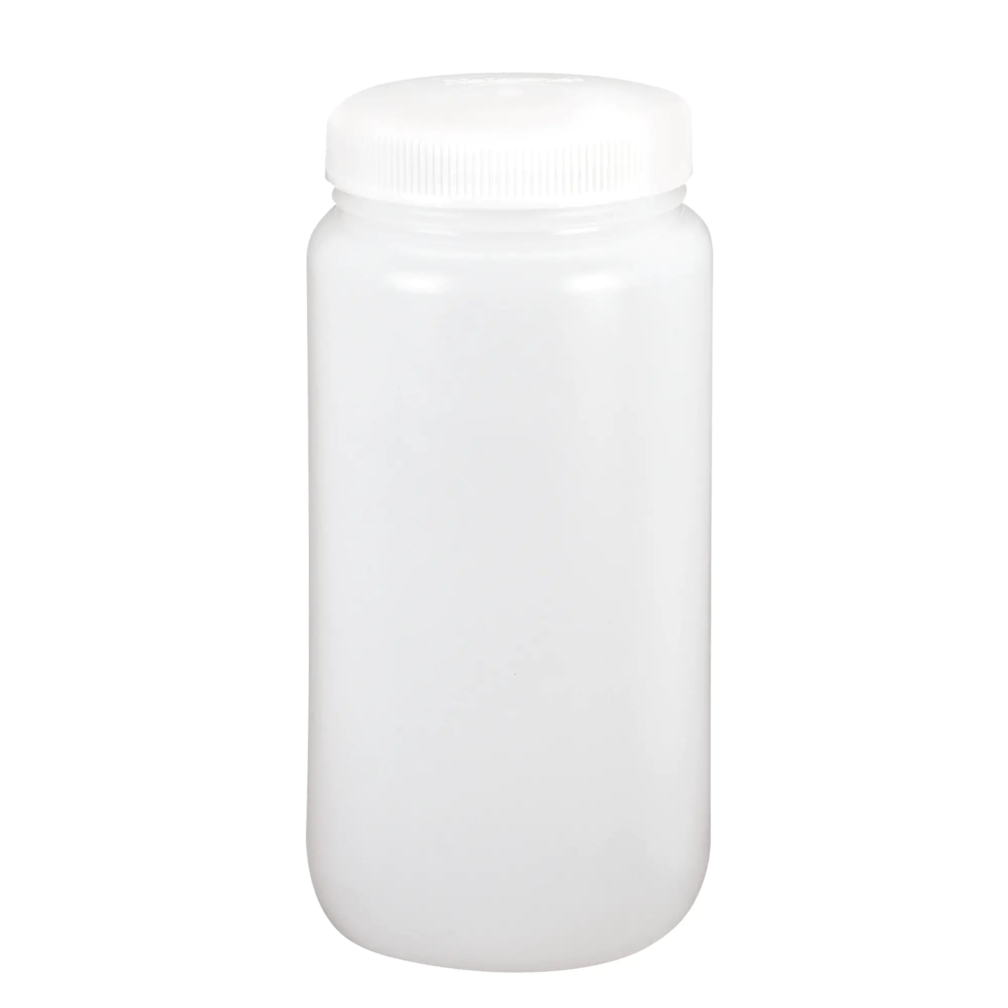 Wide-Mouth Bottles, Round, 1 gal., Plastic Each
