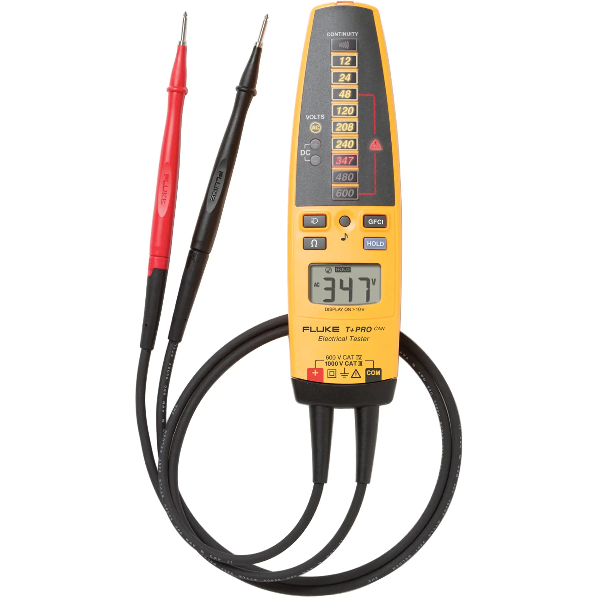 Electrical Tester T+PRO/CAN, Light, Sound & Display Alert Each