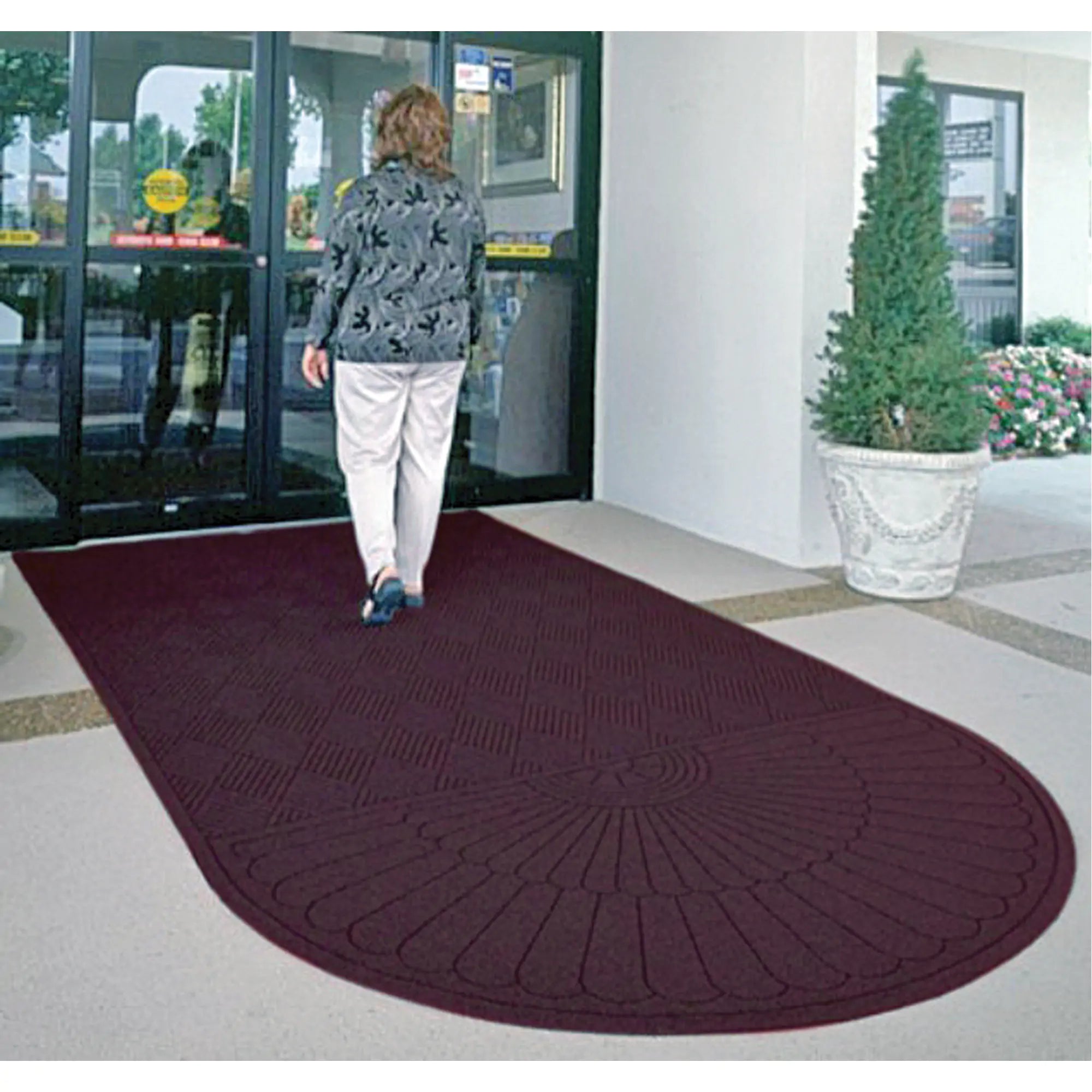 Waterhog® Eco Matting, Wiper/Scraper, 10' x 4' x 3/8