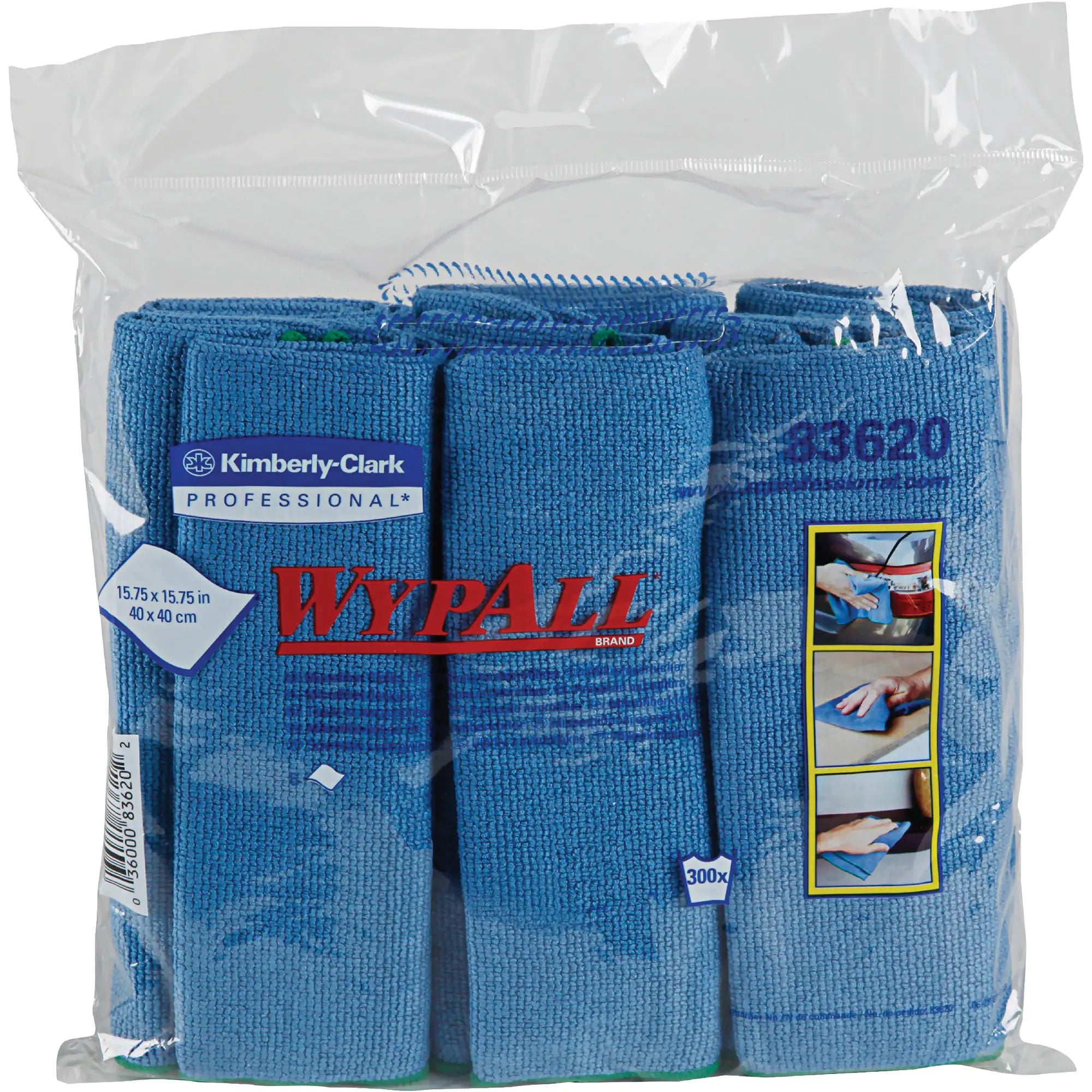 WypAll® Microfibre Cloths with Microban®, Microfibre