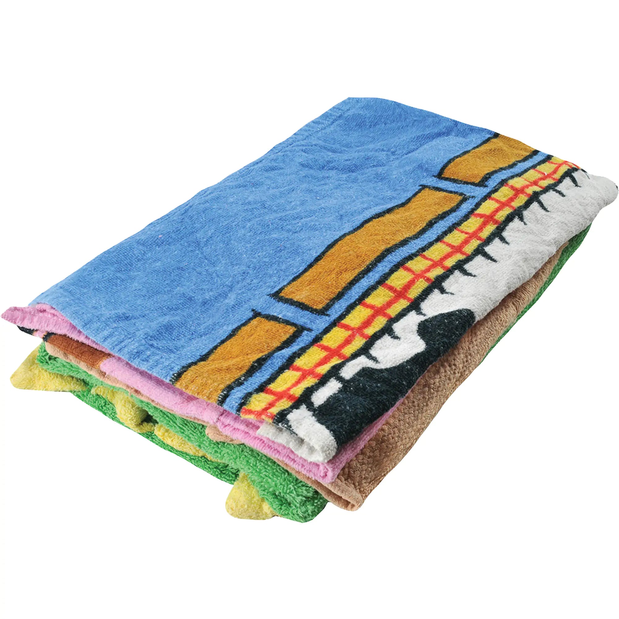 Recycled Material Wiping Rags, Terrycloth, Mix Colours, 20 lbs. Pack