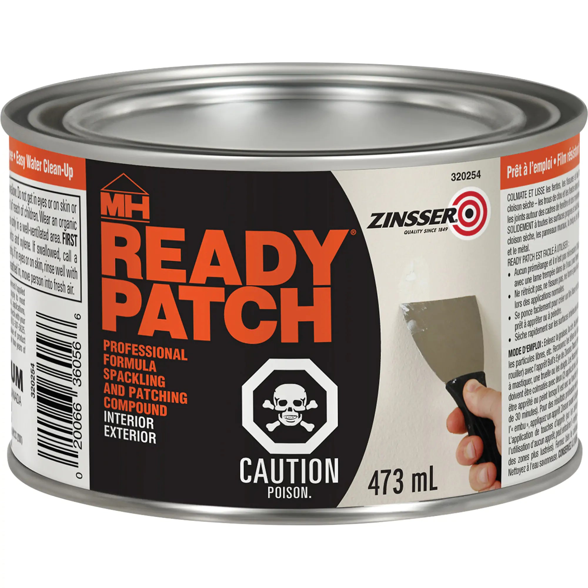 Zinsser® Ready Patch™ Spackling & Patching Compound Can