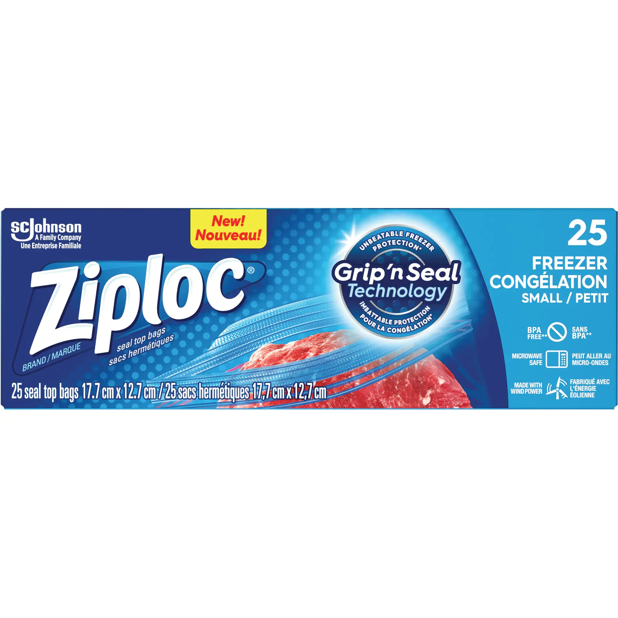 Ziploc® Freezer Bags Box of 25