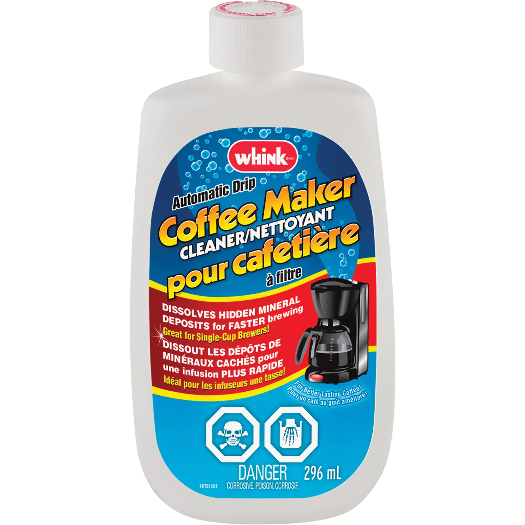 Whink® Automatic Drip Coffee Maker Cleaner Bottle