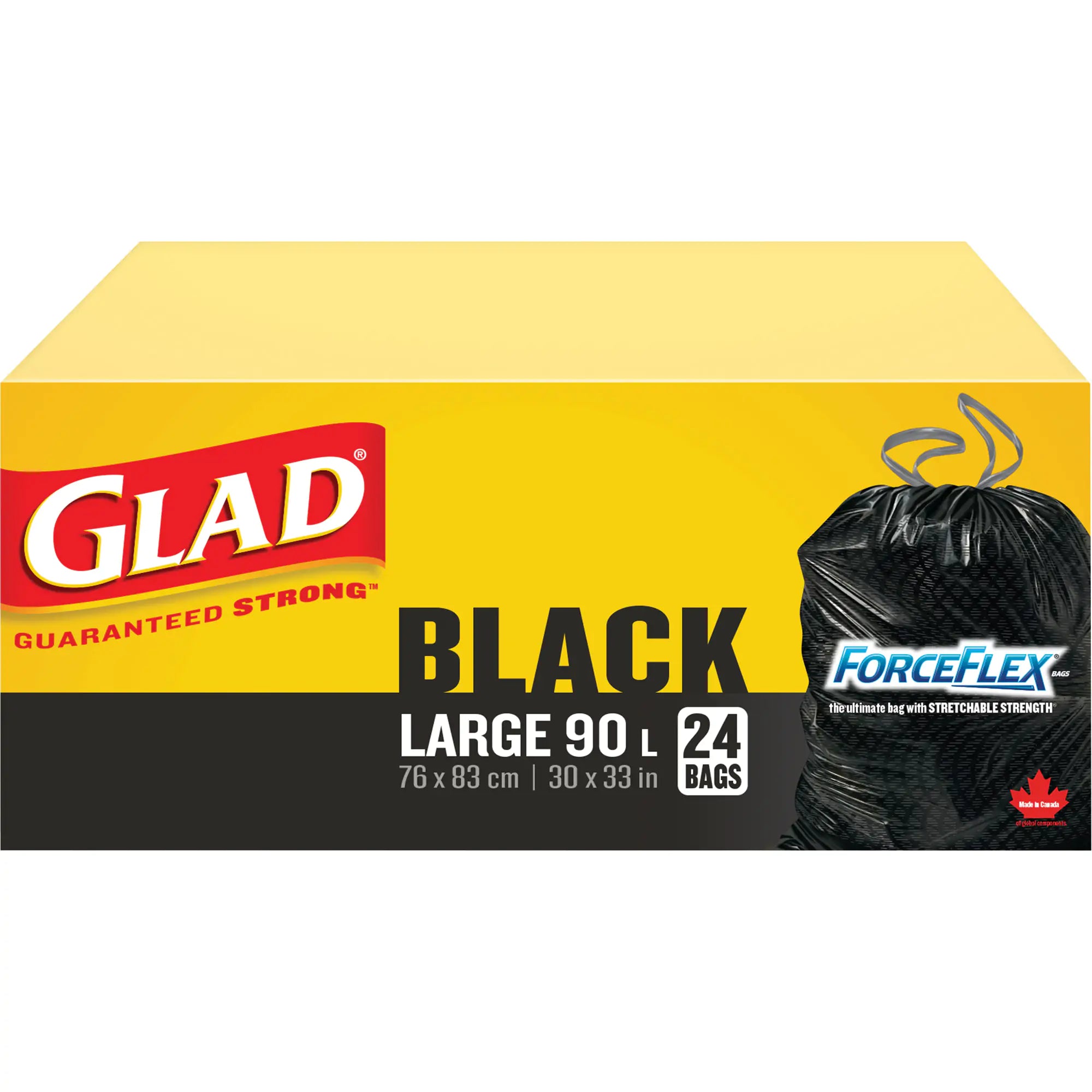 90L Garbage Bags, Regular, 30