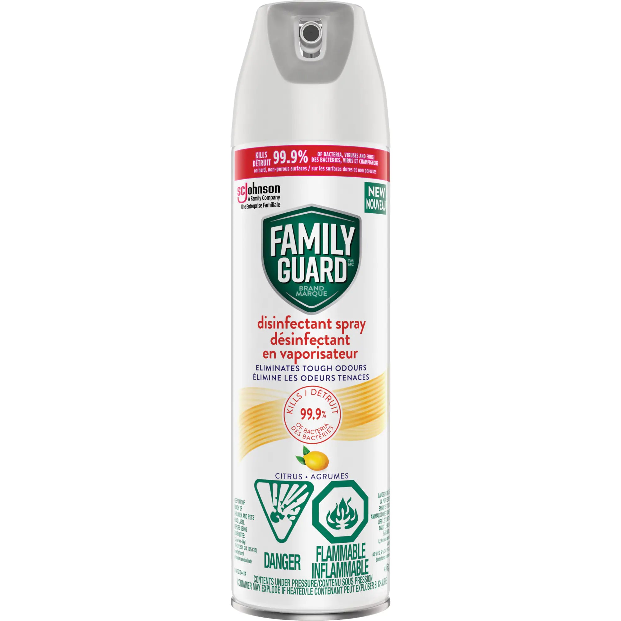 Family Guard™ Disinfectant Spray, Aerosol Can Can