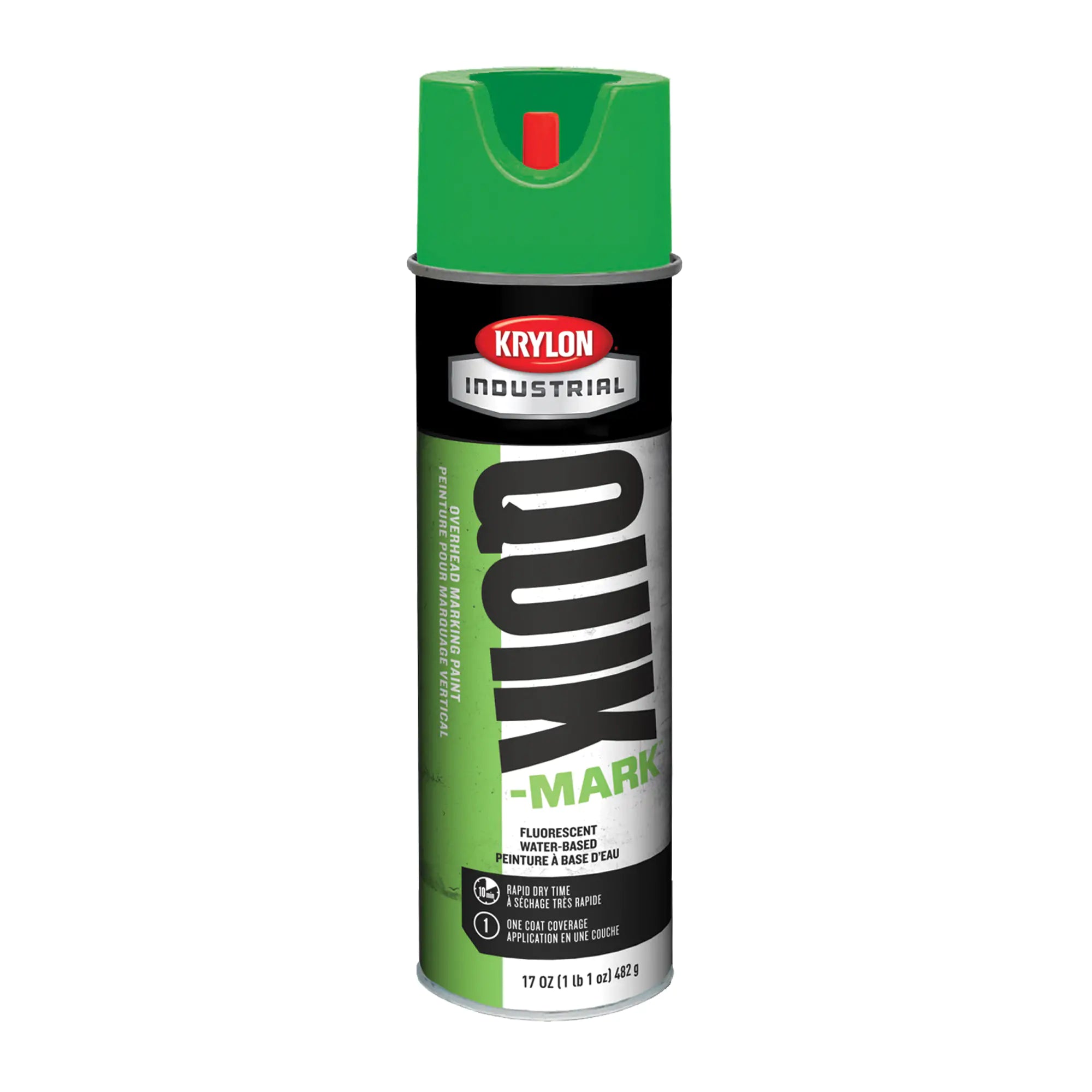 Industrial Overhead Marking Paint, Green, Aerosol Can