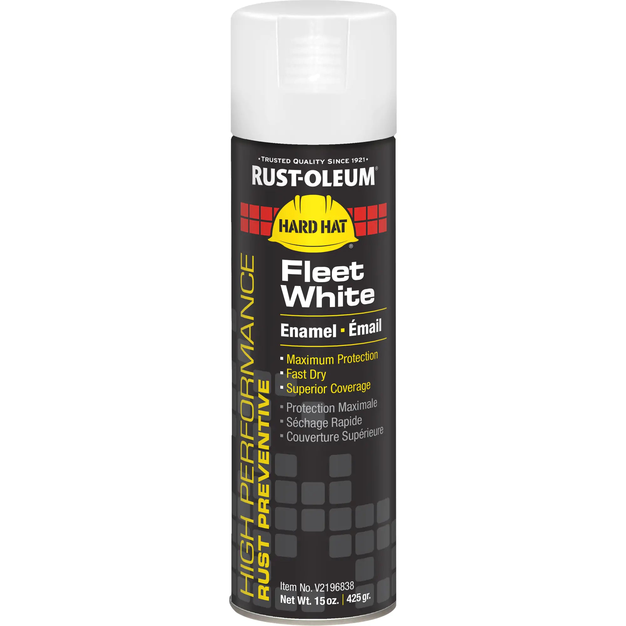 V2100 System Enamel Spray Paint, White, Aerosol Can, Gloss Can