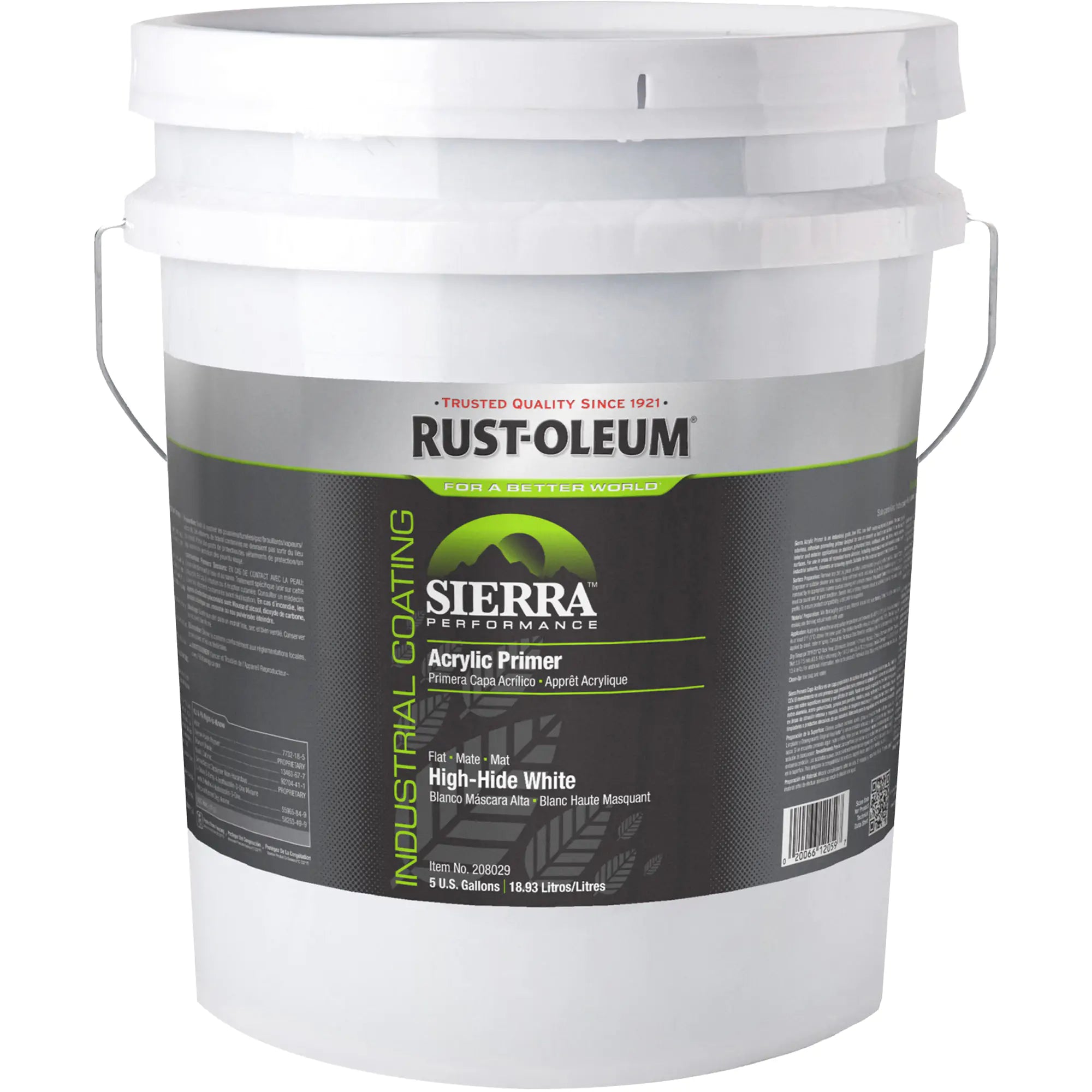 Sierra Performance™ S30 System Griptec™ Acrylic Primer, Pail, White Pail