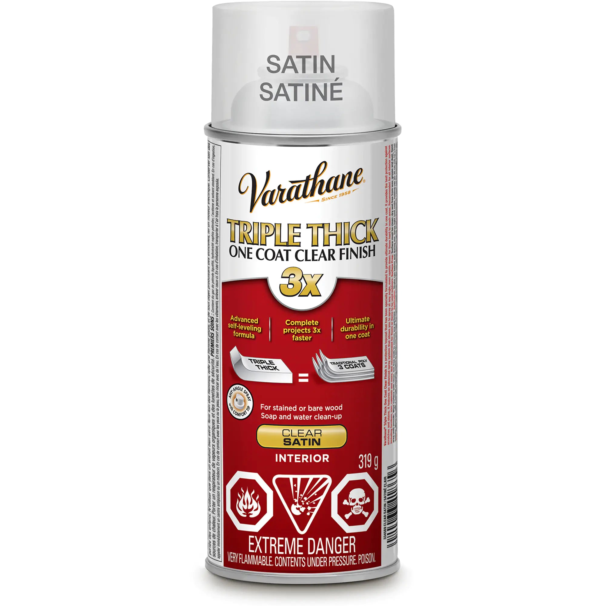 Varathane® Triple Thick One Coat Clear Finish Can
