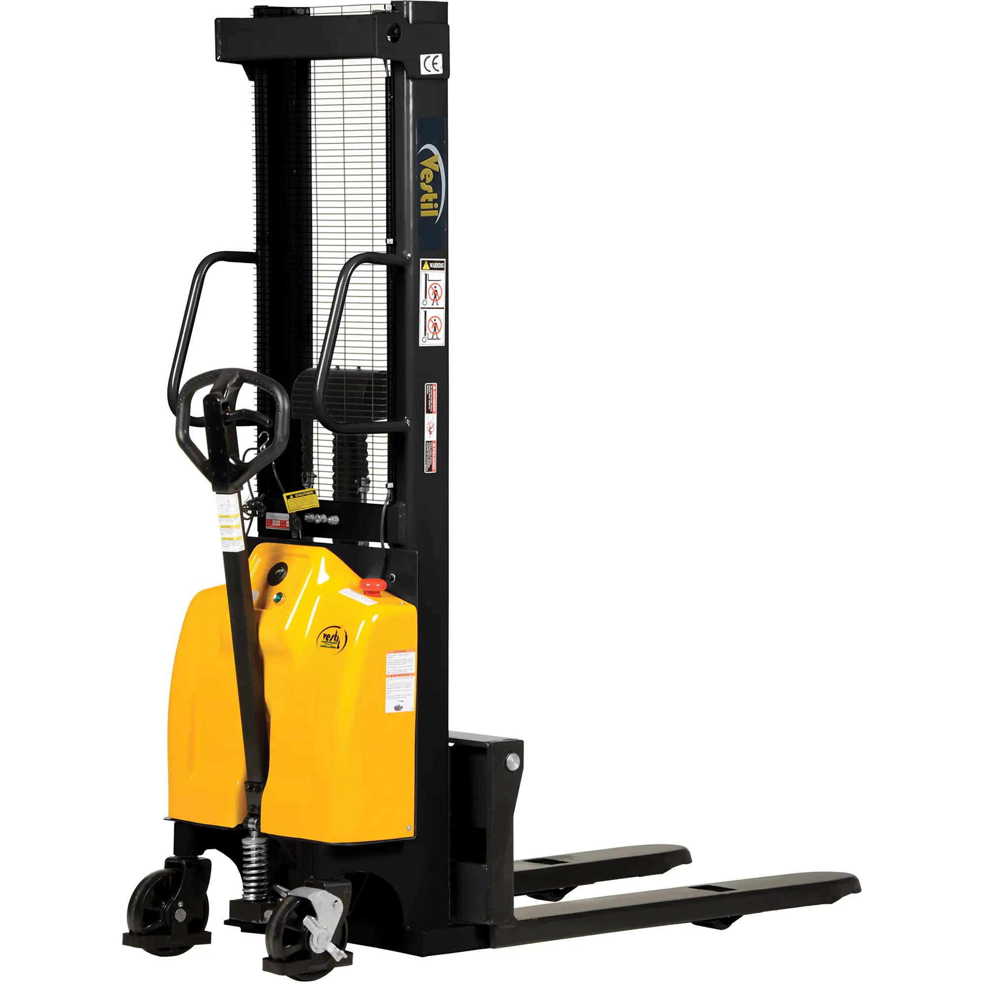 Fork Lift Stacker, Electric Operated, 2000 lbs. Capacity, 118