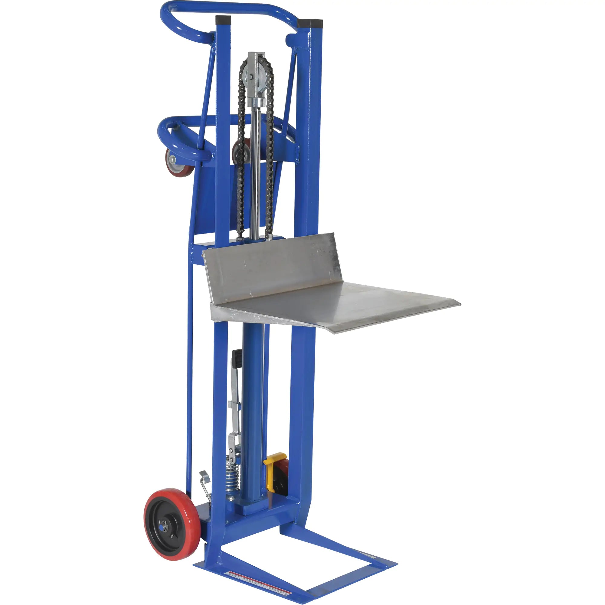 Hydra Lift Platform Stacker, Foot Pump Operated, 750 lbs. Capacity, 52