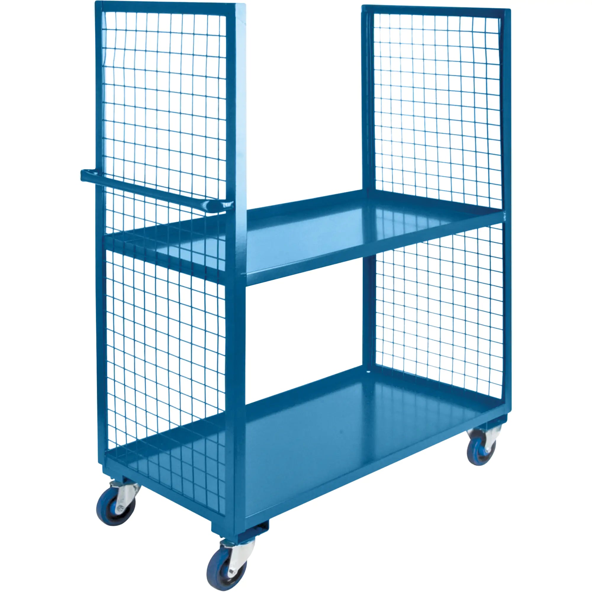 Wire Mesh Utility Cart, Steel, 24
