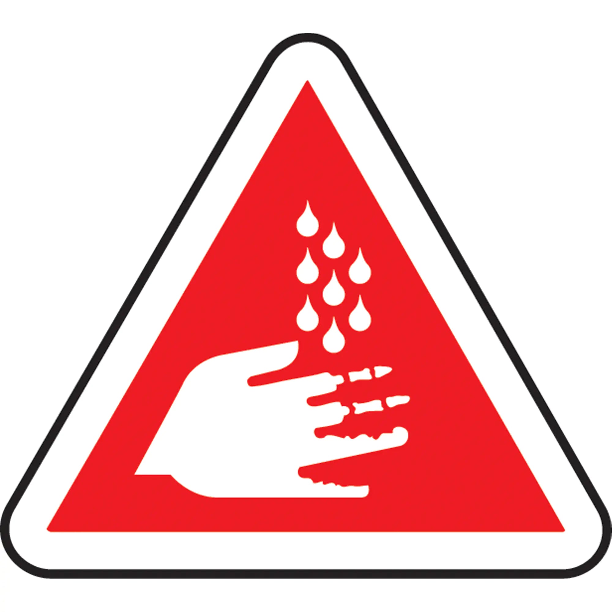 Corrosive material CSA Safety Sign, 6
