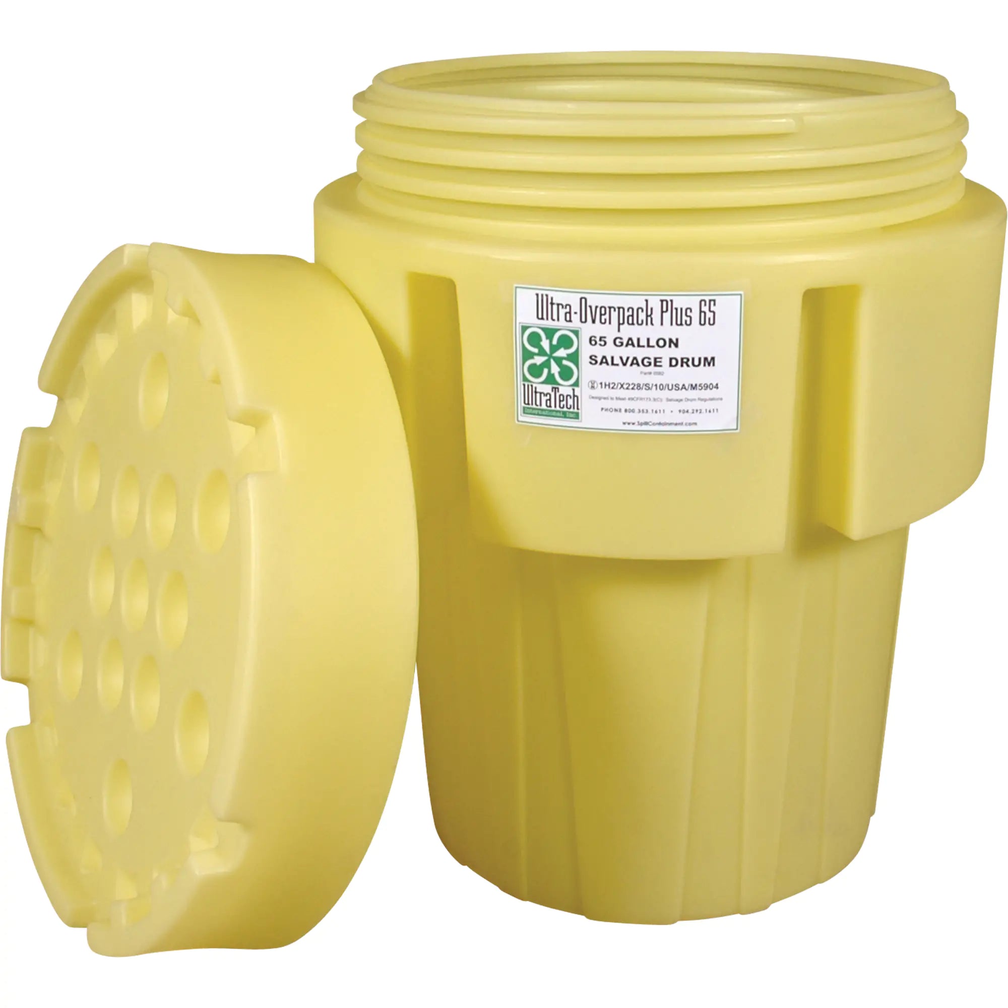 Ultra-Overpacks® Drum, 65 gal., Stationary