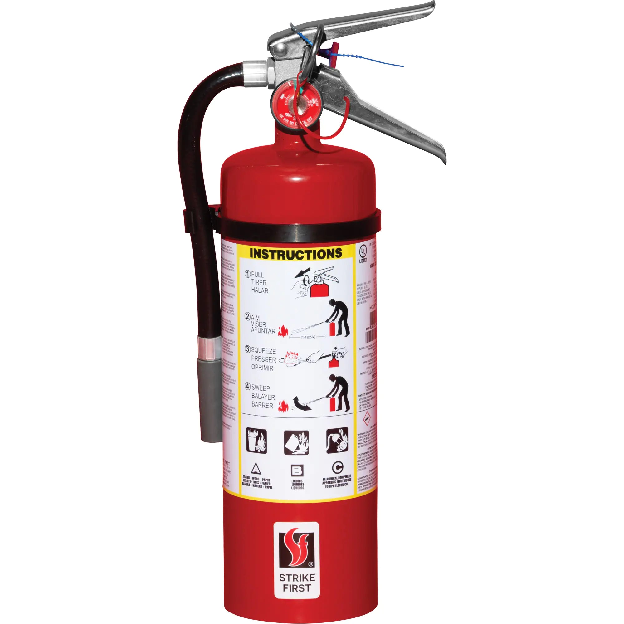 Fire Extinguisher, ABC, 5 lbs. Capacity