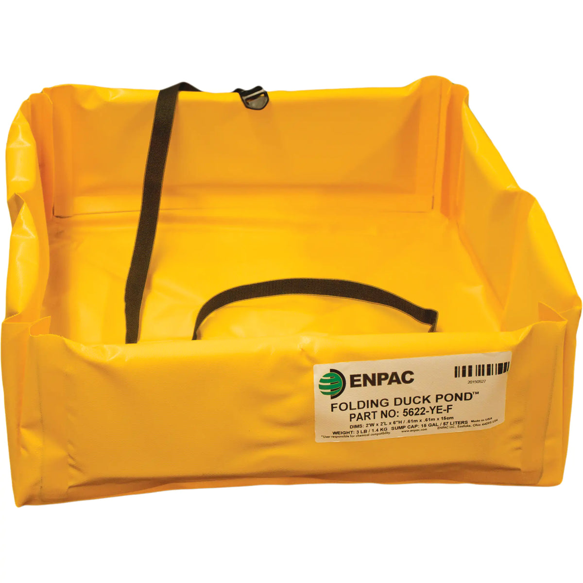 Mini Berm Folding Duck Ponds mini-Berm Containment, 15 US gal. Spill Capacity, 2 ...