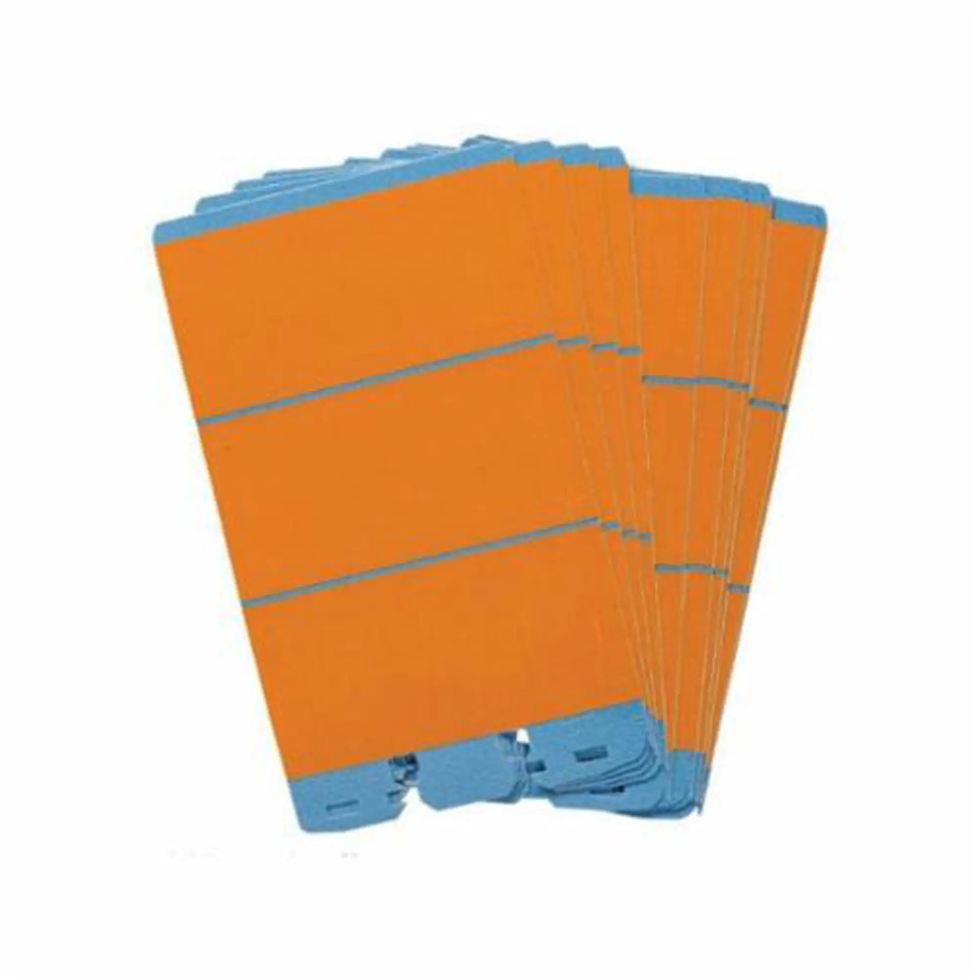 VINYL CLOTH REFILL PAGES, ORANGE, BLANK