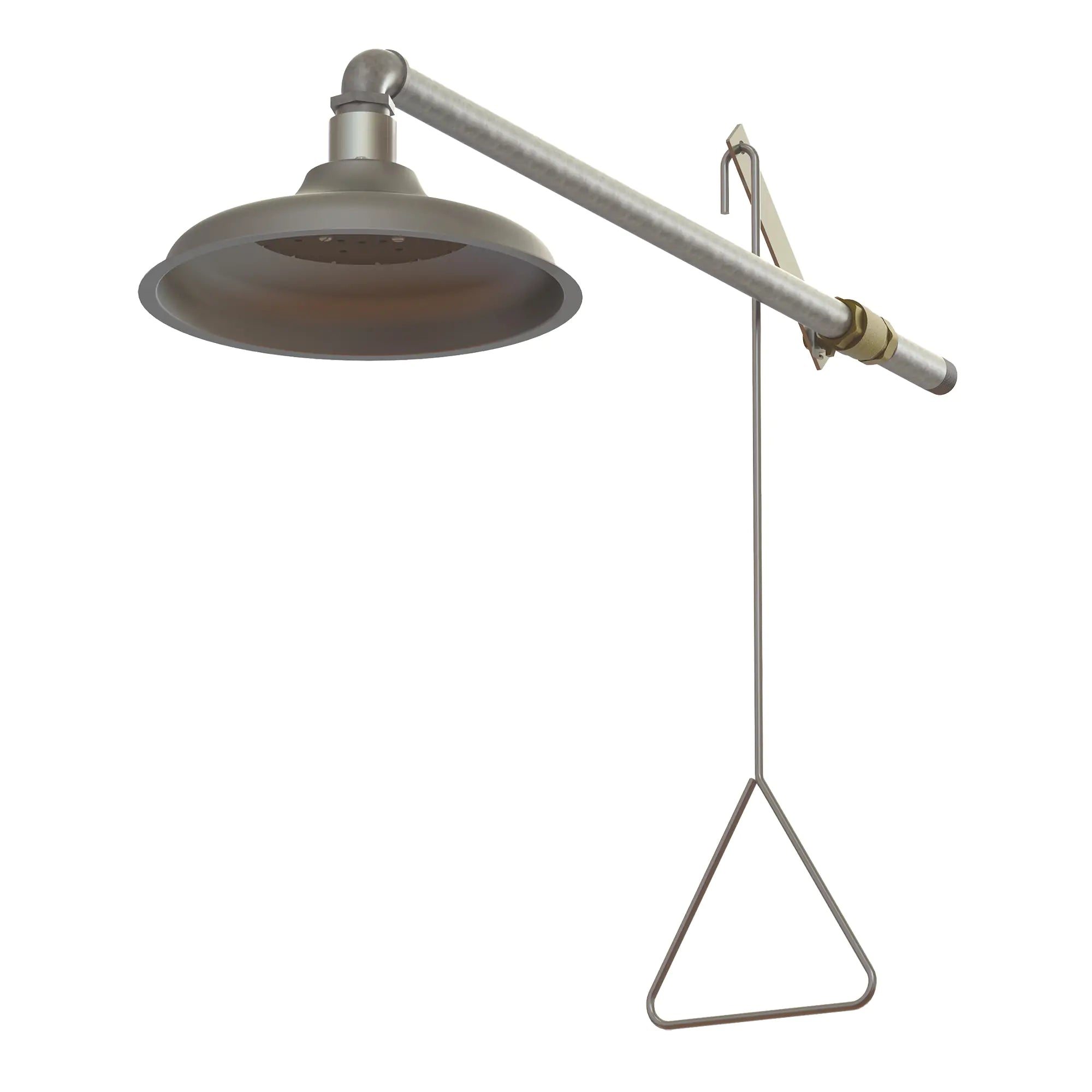 Overhead Shower With Stainless Shower Head, Wall-Mount