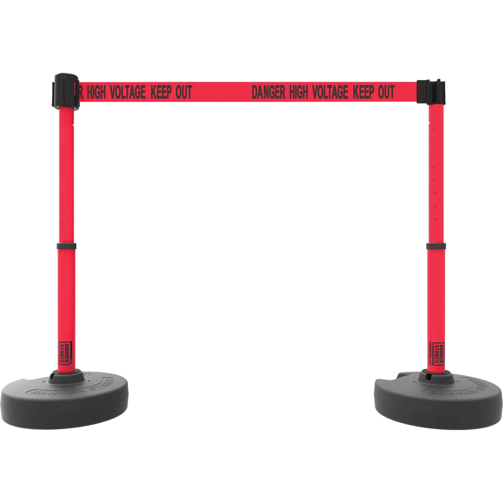 PLUS Barrier Post Set X2, Plastic, 42