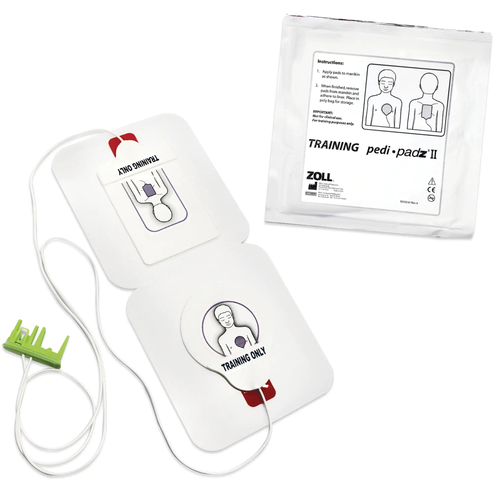 Pedi-Padz® II Training Electrodes Case of 6 Pairs
