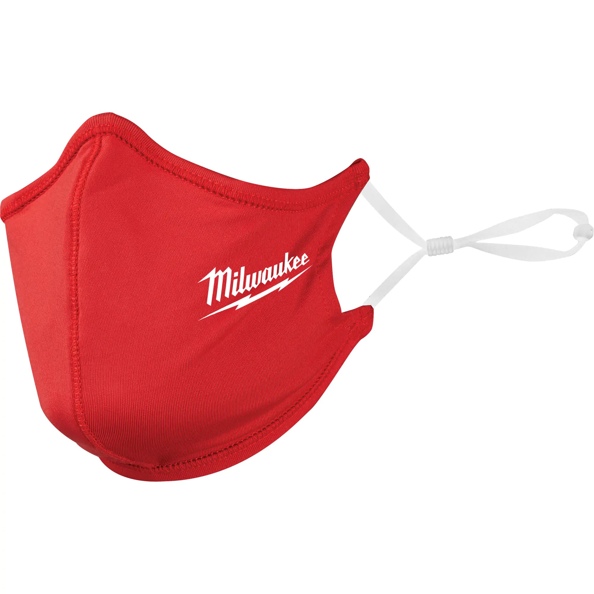2-Layer Face Mask, Nylon/Polyester/Spandex, Red Each