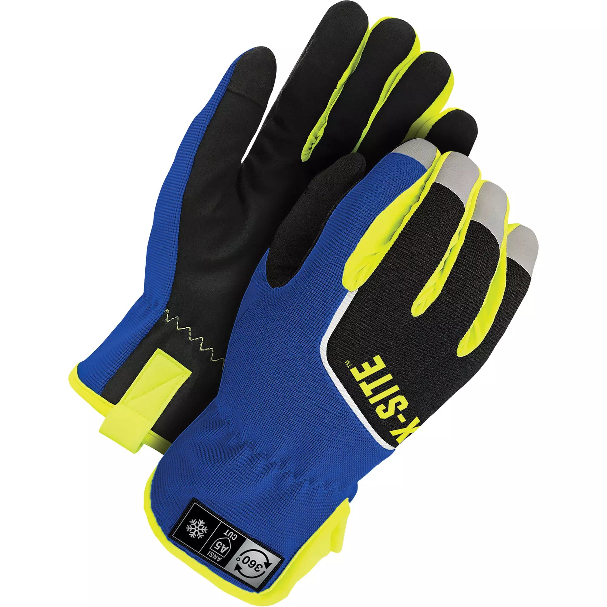 X-Site™ Lined Performance Gloves, Size X-Small, Thinsulate™/Microfibre/Spandex Shell, ASTM ANSI Level A5 Pair
