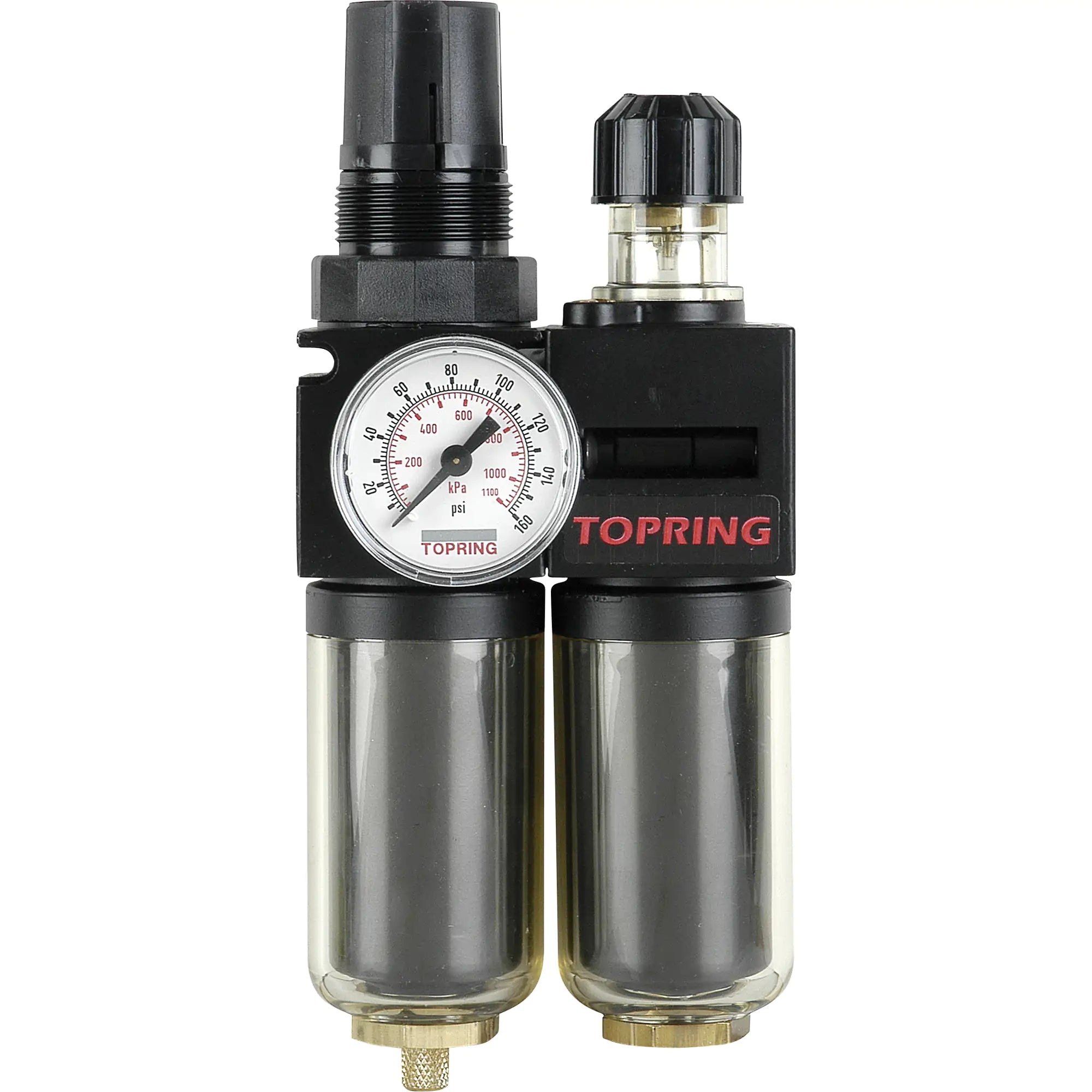 Filter/Regulator & Lubricator (Gauge Included), 1/4
