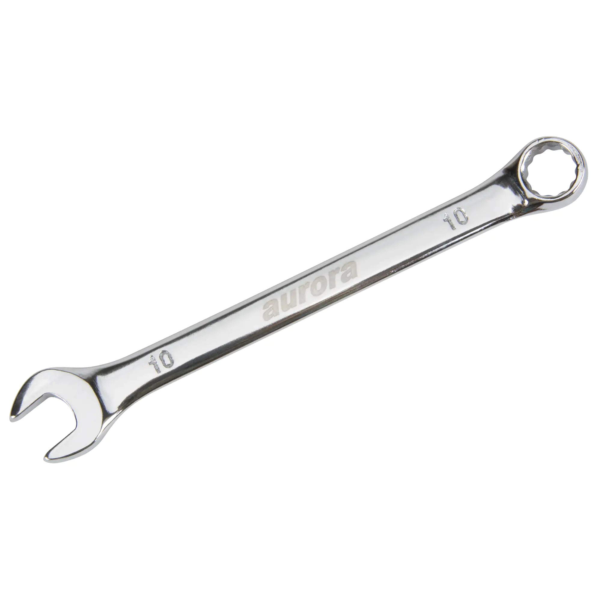 Combination Wrench, 12 Point, 10 mm, Chrome Finish Each