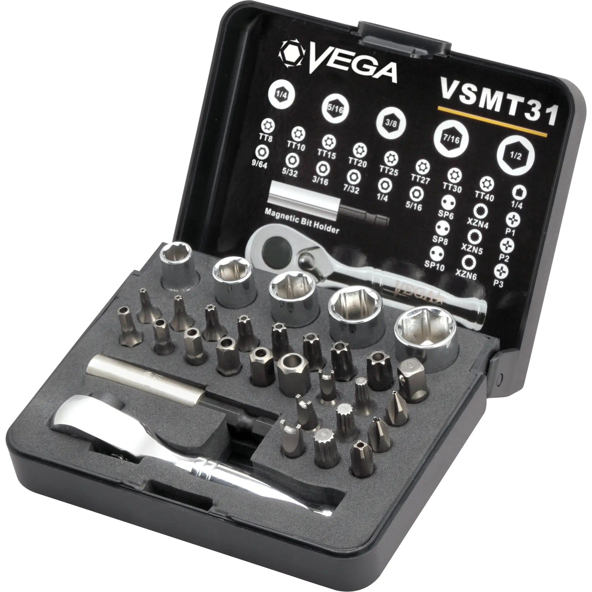 Tamper Proof Bit, Socket & Ratchet Set Each