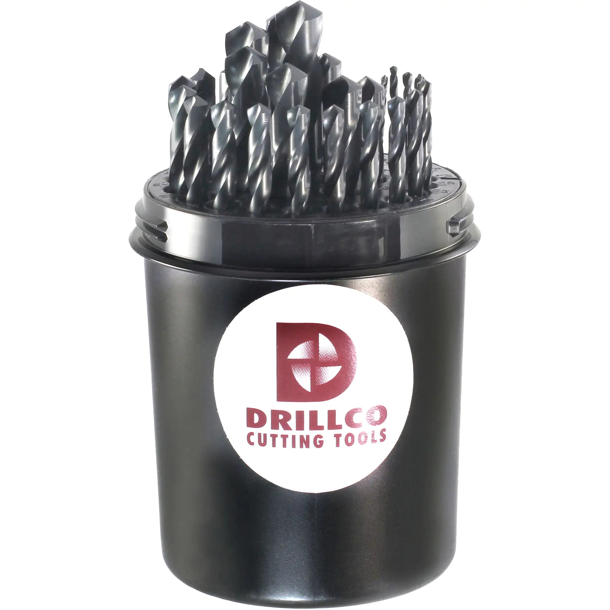 Heavy-Duty Jobber Length Drill Bit Set, 29 Pieces, High Speed Steel Each