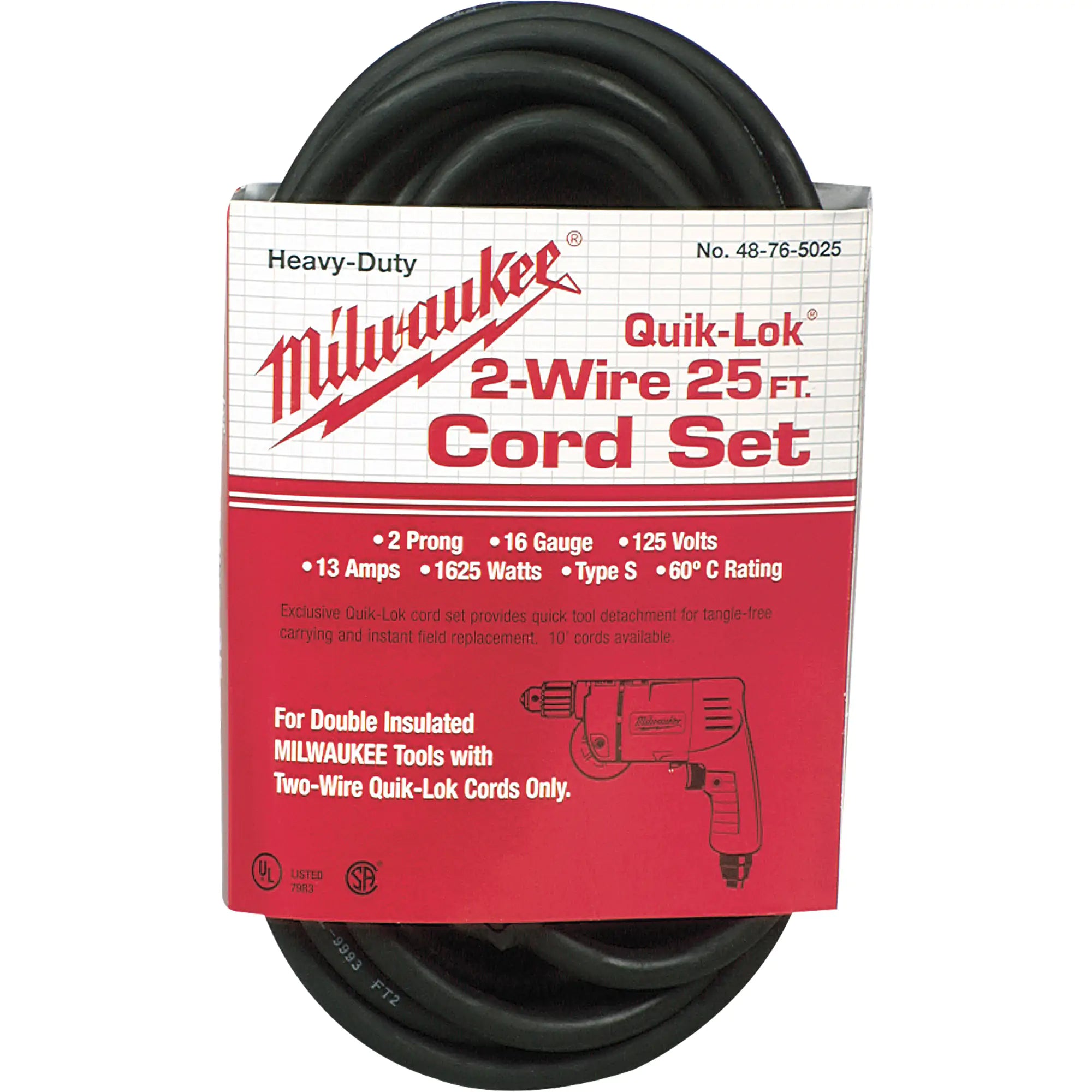 2-Wire Quik-Lok® Cord Each